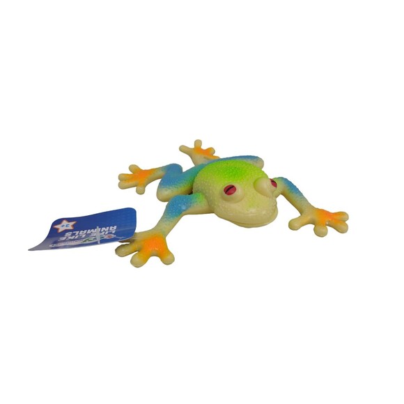 Frog Toad Life-Like Realistic Squishy Stretchable Figure Squeeze Toy Squeezable - Picture 15 of 16